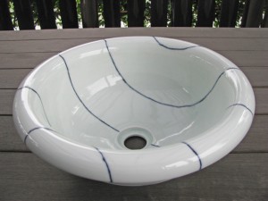 梅乃瀬窯の手洗い鉢