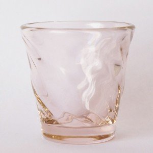 桜色十一方流れ酒器(海馬 ガラス工房)