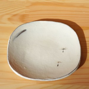 豆皿 タンポポ綿毛柄(清水なつ子)