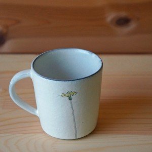 マグカップ タンポポ柄(清水なつ子)