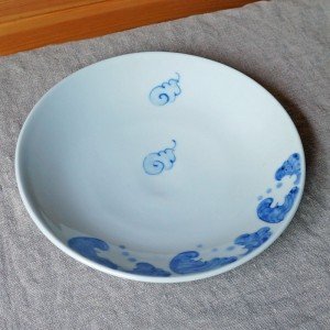 6寸皿 雲(陽貴窯)