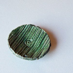 青織部天塩皿(工藤真人)