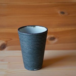 炭化ボーダー タンブラー(沖誠)